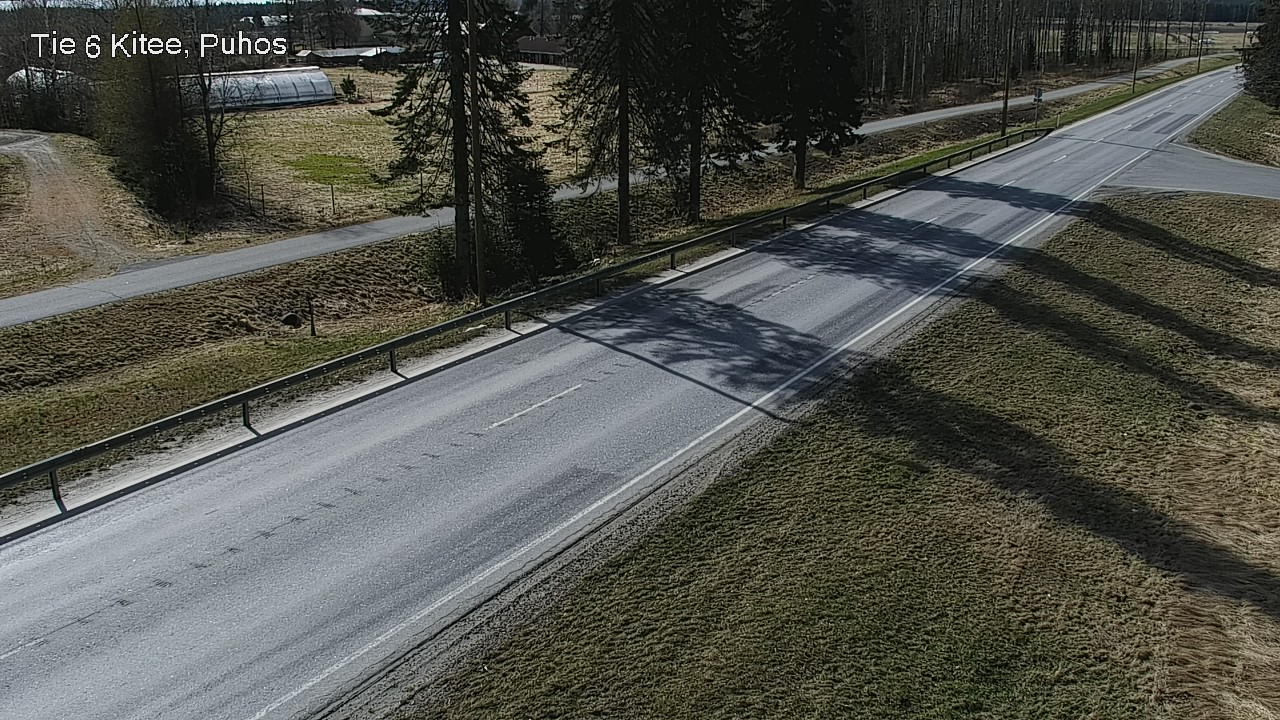 Weather Camera Image Road 6Kitee,  Puhos, Kitee, Pohjois-Karjala