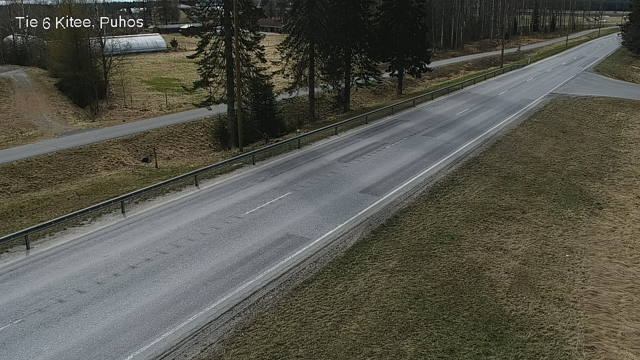 Weather Camera Image Road 6Kitee,  Puhos, Kitee, Pohjois-Karjala