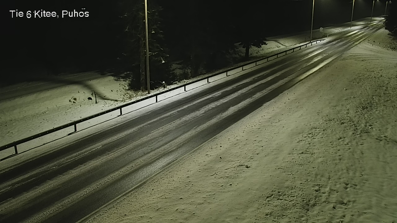 Weather Camera Image Road 6Kitee,  Puhos, Kitee, Pohjois-Karjala