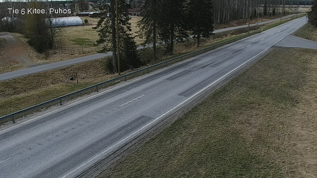 Weather Camera Image Road 6Kitee,  Puhos, Kitee, Pohjois-Karjala