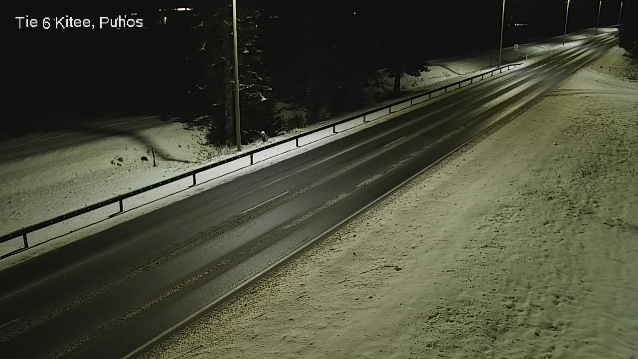 Weather Camera Image Road 6Kitee,  Puhos, Kitee, Pohjois-Karjala