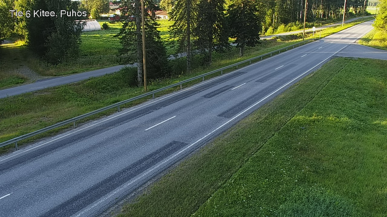 Weather Camera Image Road 6Kitee,  Puhos, Kitee, Pohjois-Karjala