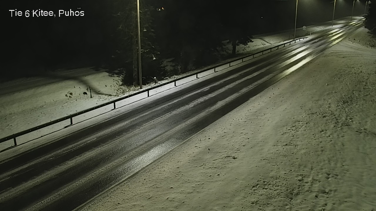 Weather Camera Image Road 6Kitee,  Puhos, Kitee, Pohjois-Karjala