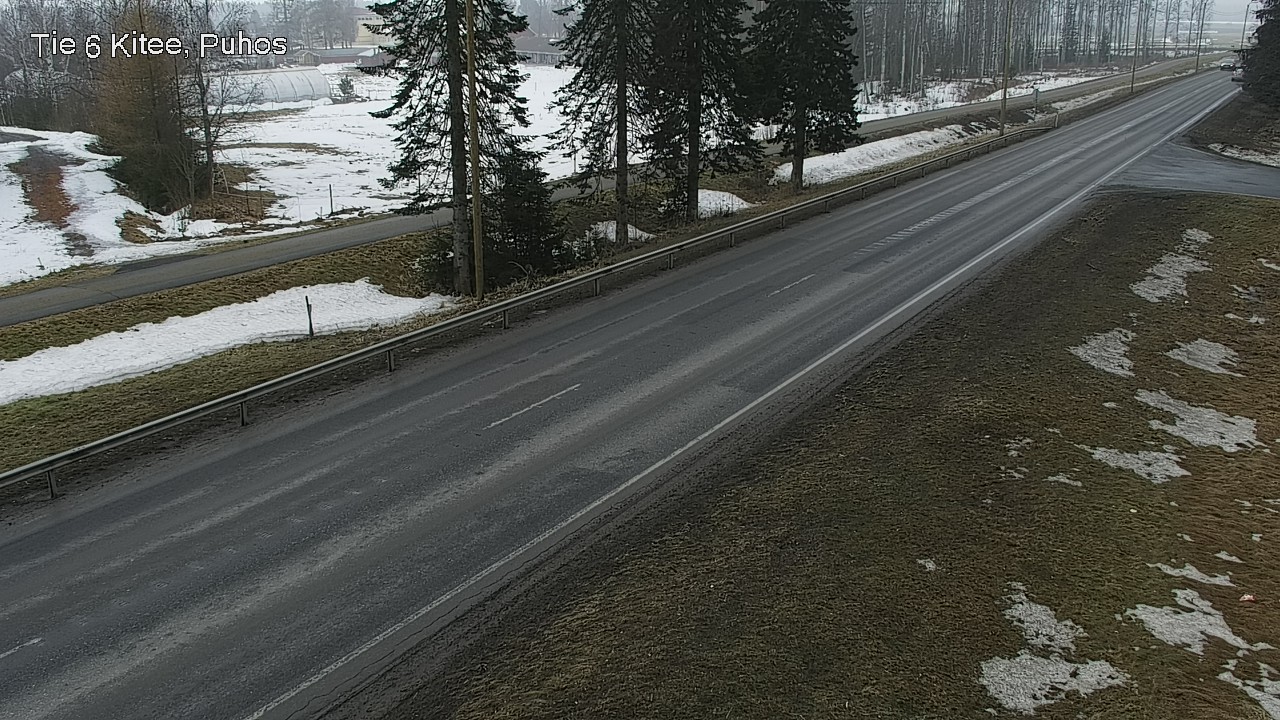 Weather Camera Image Road 6Kitee,  Puhos, Kitee, Pohjois-Karjala