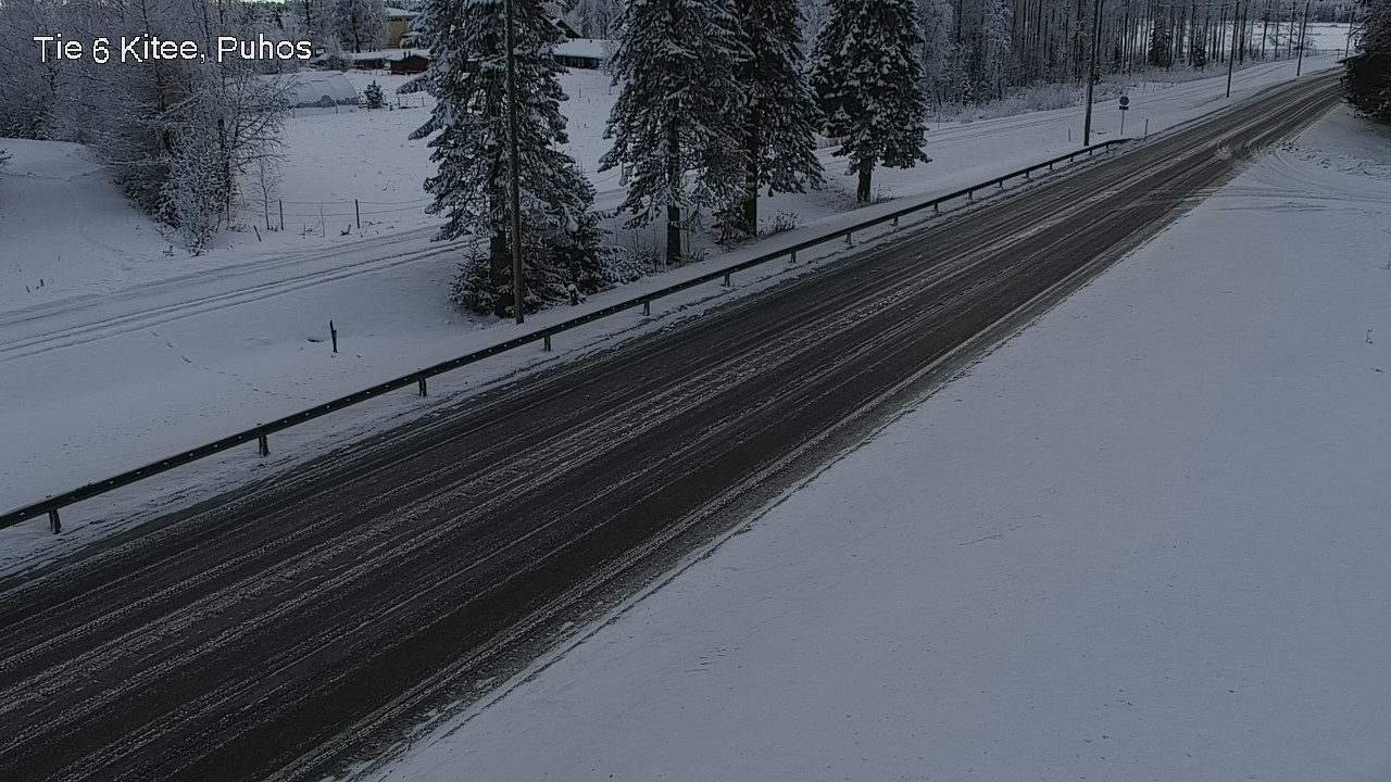 Weather Camera Image Road 6Kitee,  Puhos, Kitee, Pohjois-Karjala