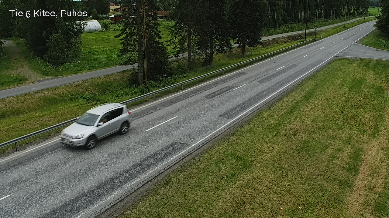 Weather Camera Image Väg 6 Kitee, Puhos, Kitee, Pohjois-Karjala