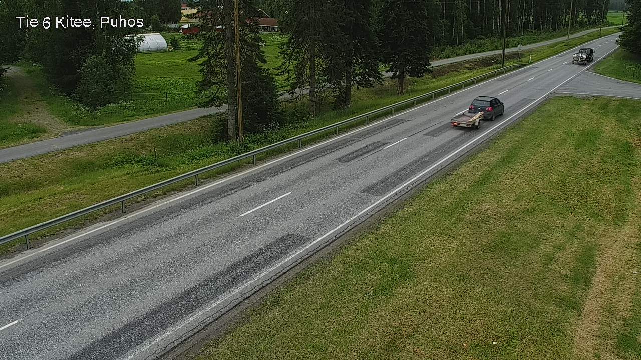 Weather Camera Image Väg 6 Kitee, Puhos, Kitee, Pohjois-Karjala