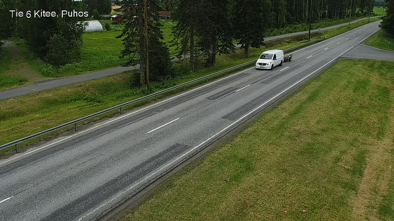 Weather Camera Image Väg 6 Kitee, Puhos, Kitee, Pohjois-Karjala