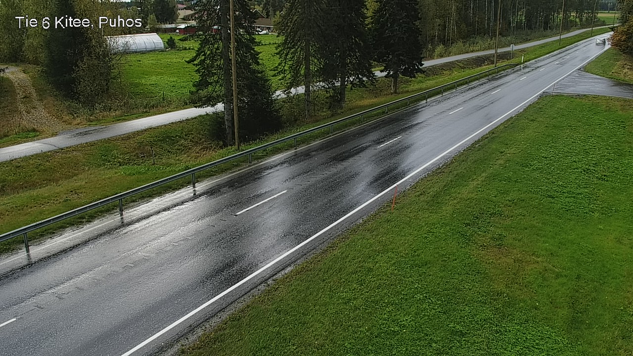 Weather Camera Image Road 6Kitee,  Puhos, Kitee, Pohjois-Karjala