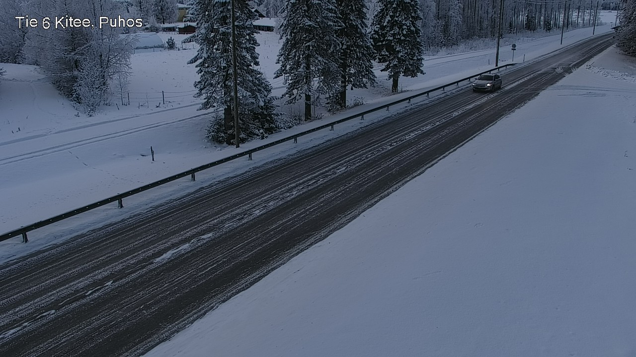 Weather Camera Image Road 6Kitee,  Puhos, Kitee, Pohjois-Karjala