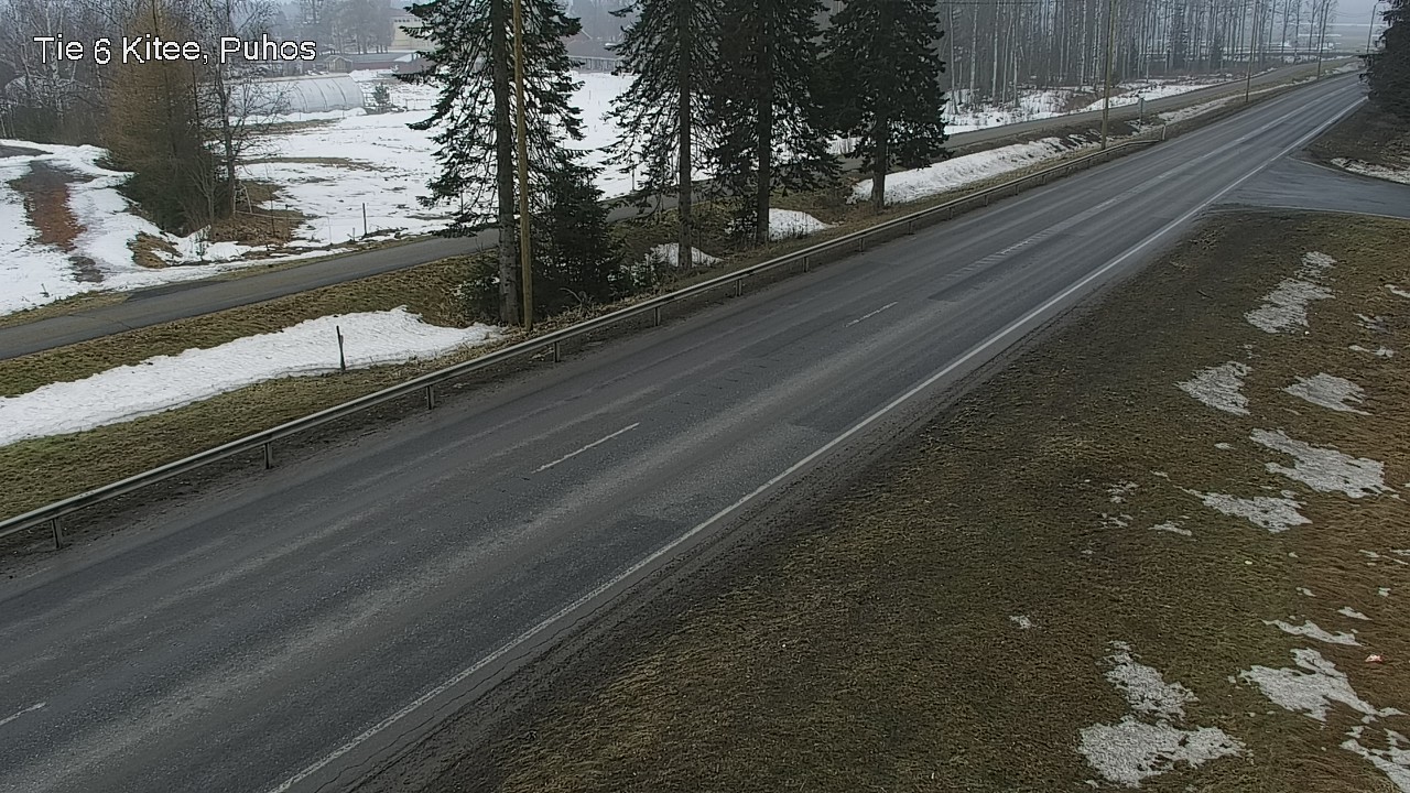 Weather Camera Image Road 6Kitee,  Puhos, Kitee, Pohjois-Karjala