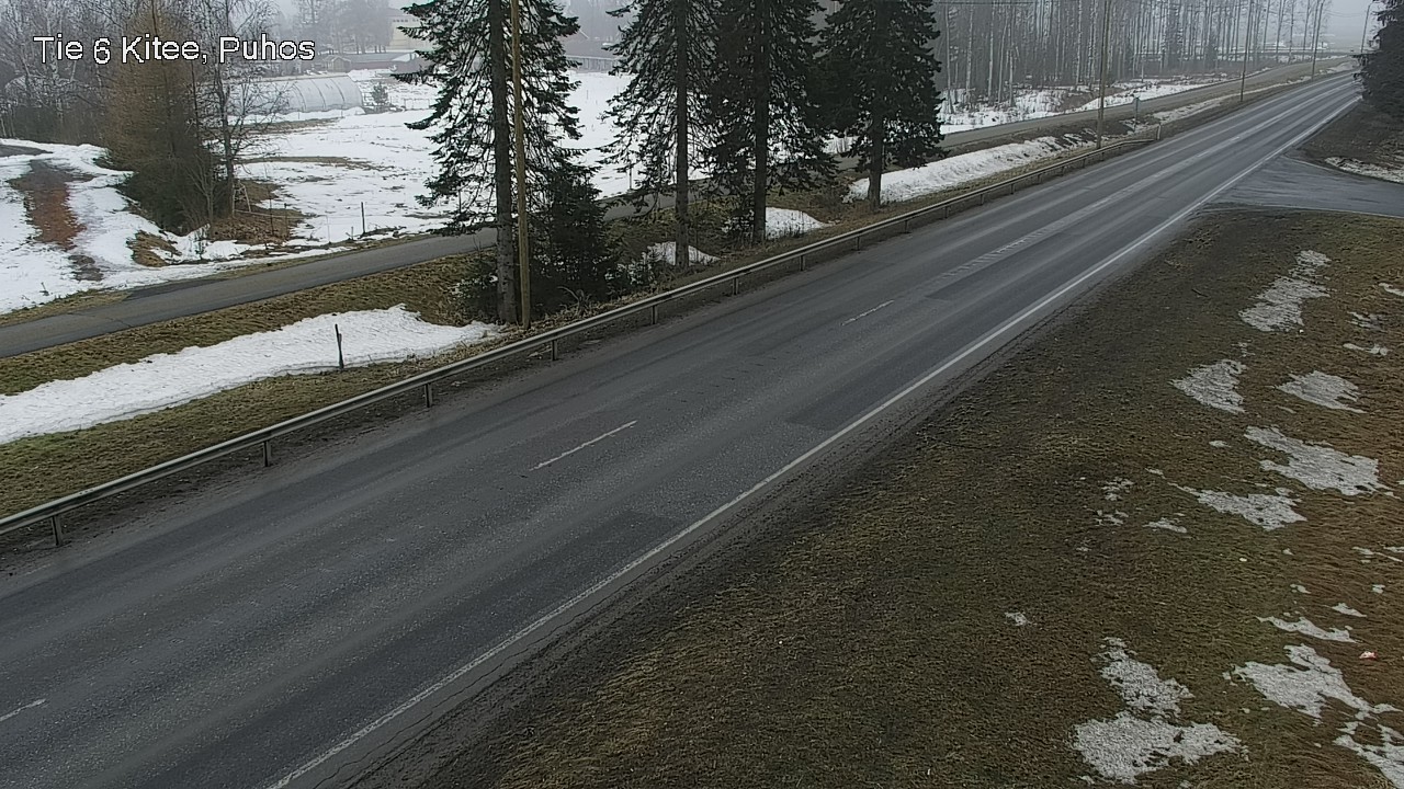 Weather Camera Image Road 6Kitee,  Puhos, Kitee, Pohjois-Karjala