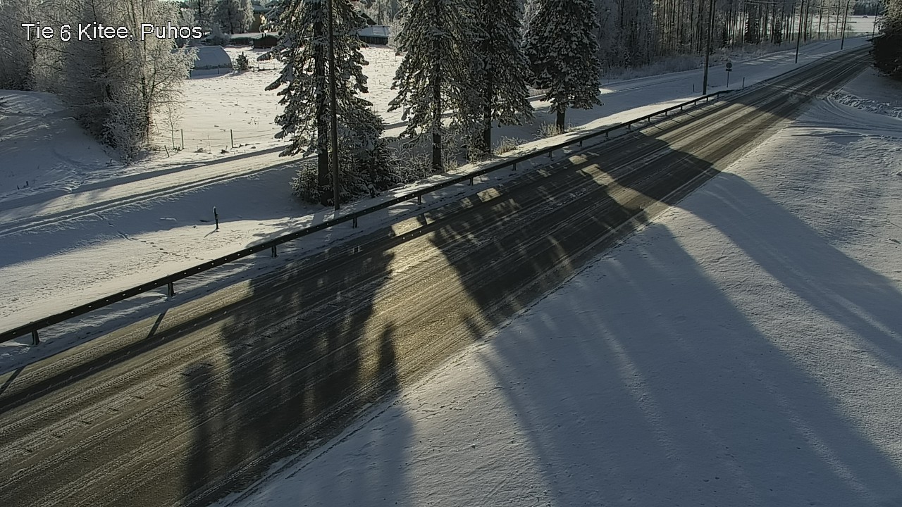 Weather Camera Image Road 6Kitee,  Puhos, Kitee, Pohjois-Karjala