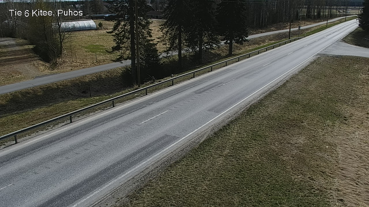Weather Camera Image Road 6Kitee,  Puhos, Kitee, Pohjois-Karjala