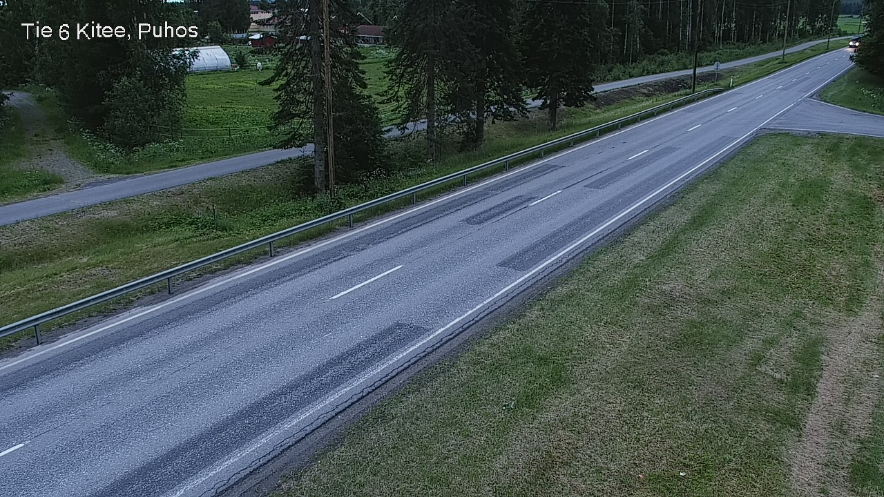 Weather Camera Image Väg 6 Kitee, Puhos, Kitee, Pohjois-Karjala