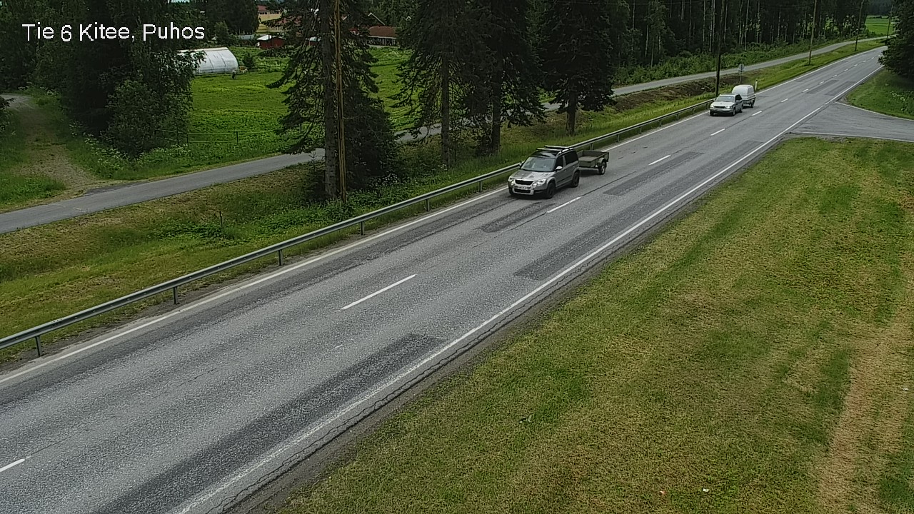 Weather Camera Image Väg 6 Kitee, Puhos, Kitee, Pohjois-Karjala