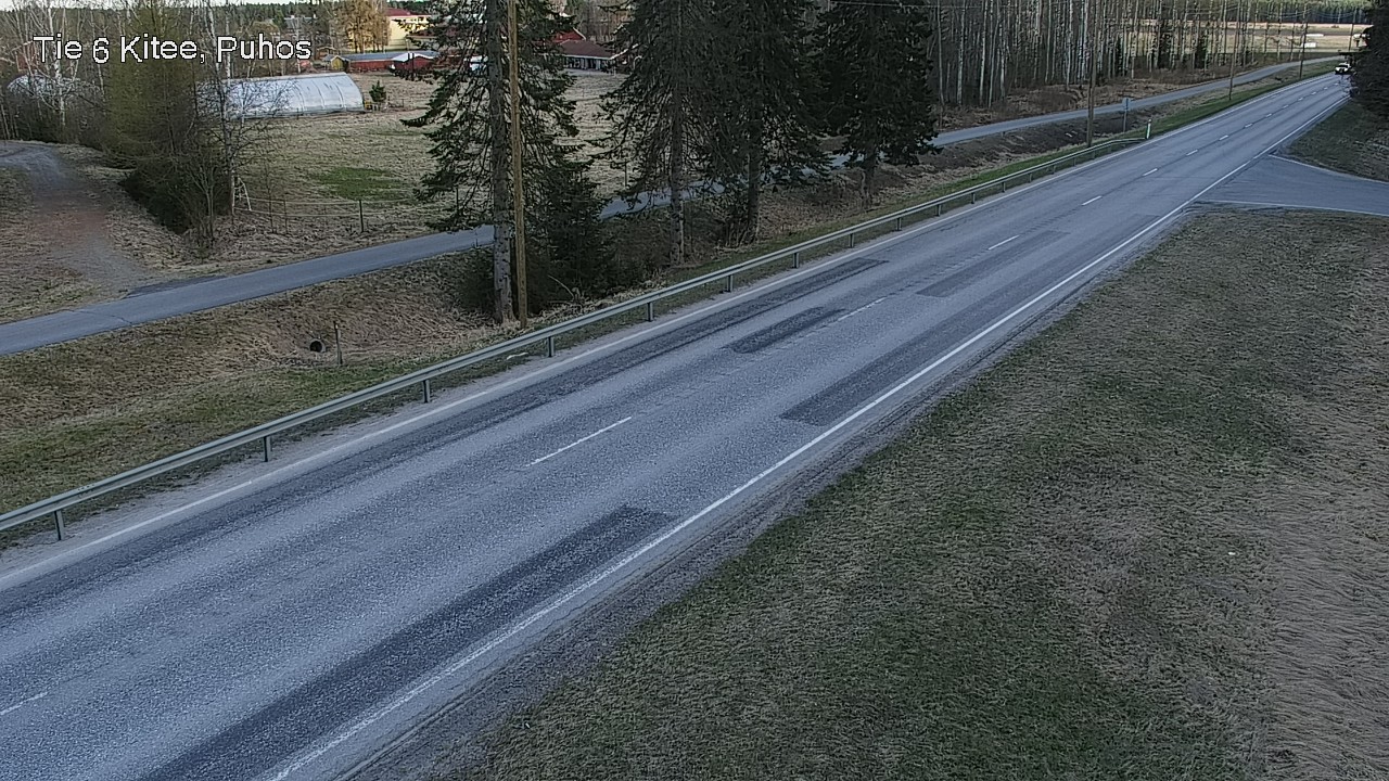 Weather Camera Image Road 6Kitee,  Puhos, Kitee, Pohjois-Karjala