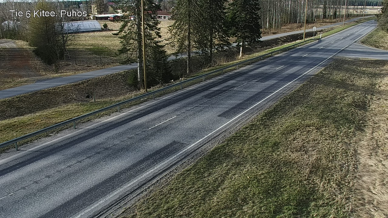Weather Camera Image Road 6Kitee,  Puhos, Kitee, Pohjois-Karjala