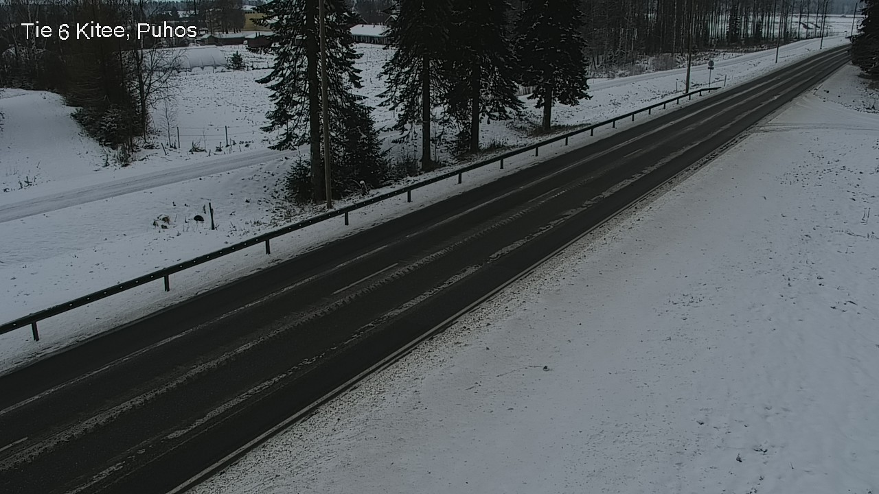Weather Camera Image Road 6Kitee,  Puhos, Kitee, Pohjois-Karjala