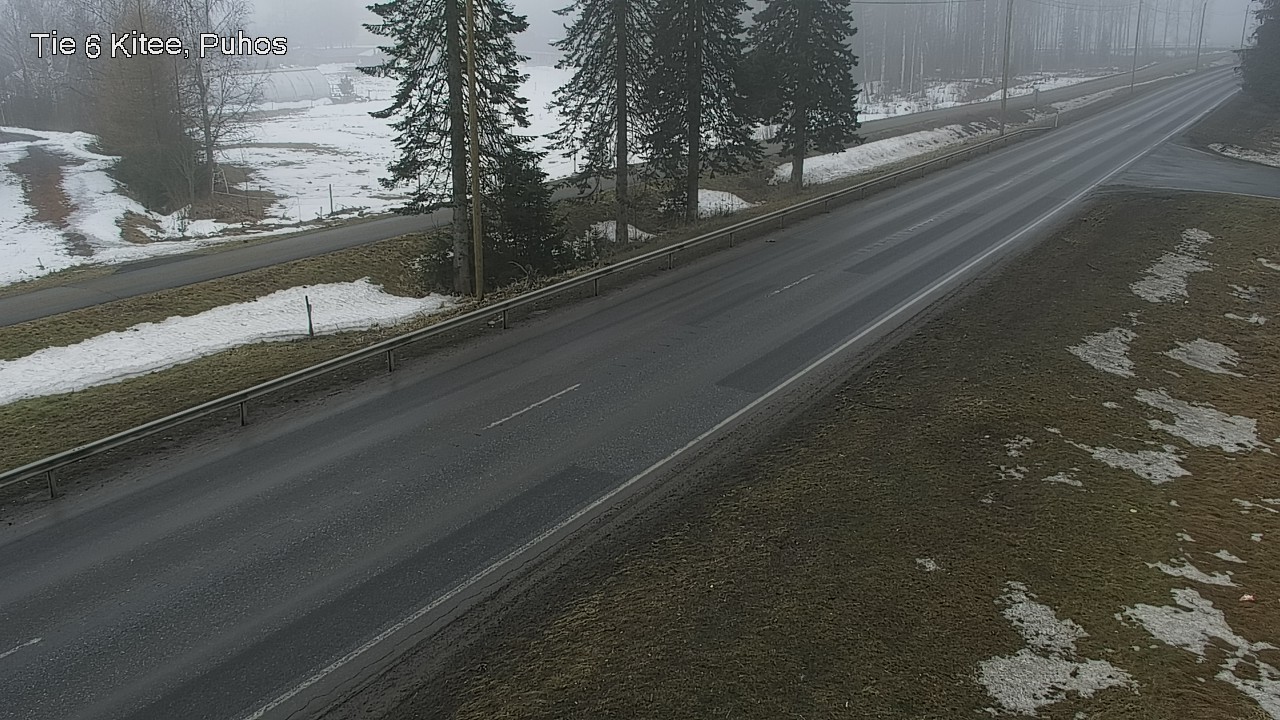 Weather Camera Image Road 6Kitee,  Puhos, Kitee, Pohjois-Karjala