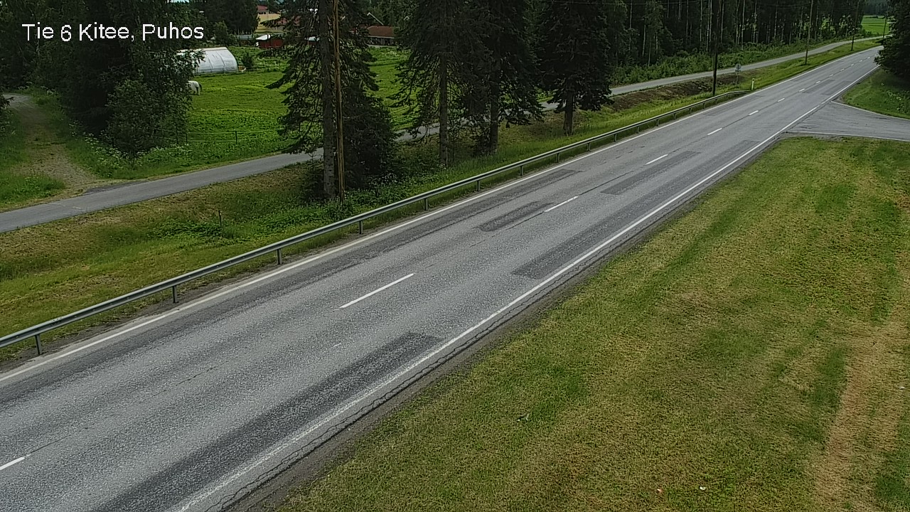 Weather Camera Image Väg 6 Kitee, Puhos, Kitee, Pohjois-Karjala