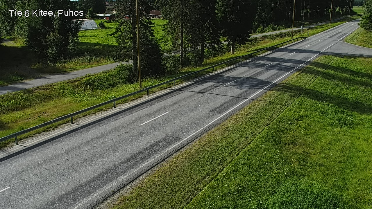 Weather Camera Image Road 6Kitee,  Puhos, Kitee, Pohjois-Karjala