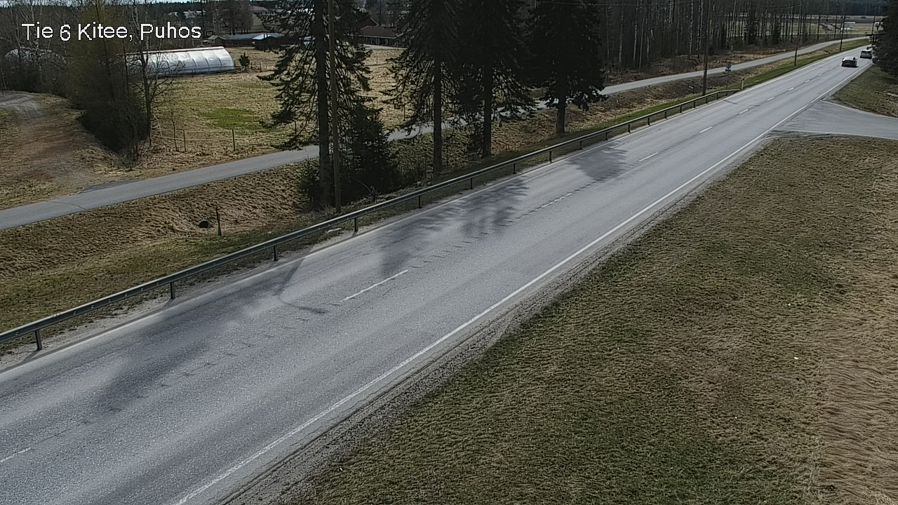 Weather Camera Image Road 6Kitee,  Puhos, Kitee, Pohjois-Karjala