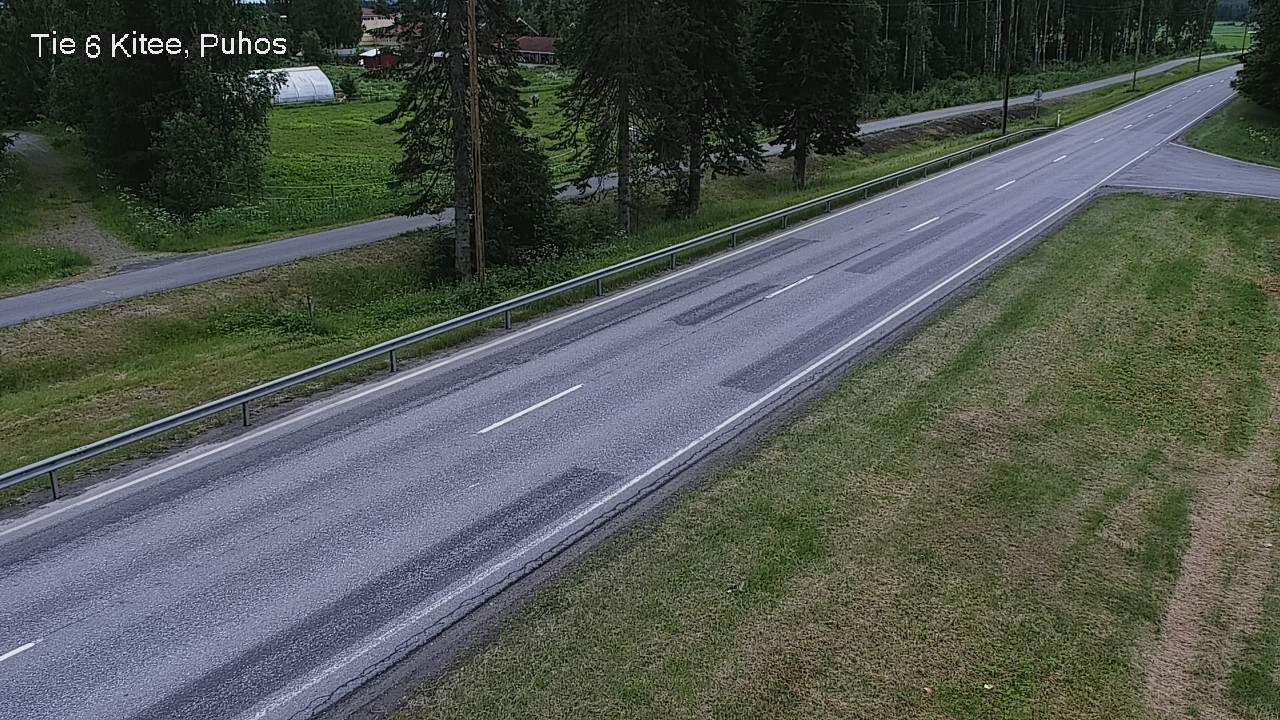 Weather Camera Image Väg 6 Kitee, Puhos, Kitee, Pohjois-Karjala