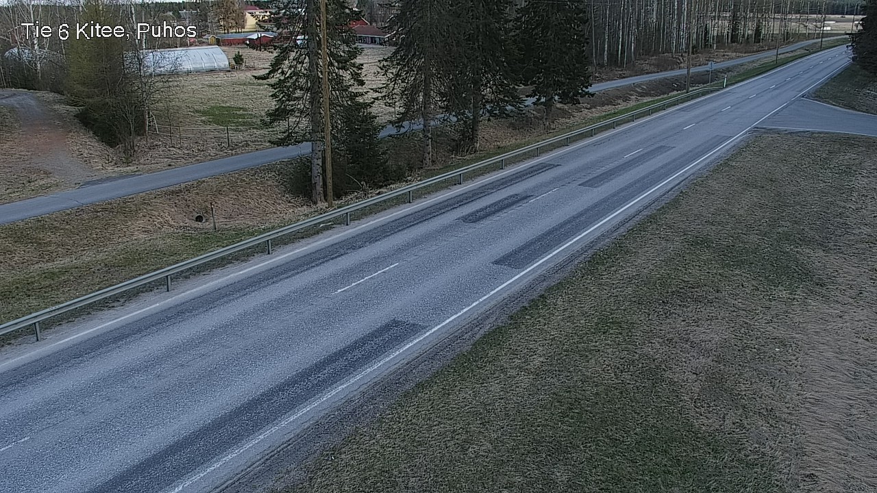 Weather Camera Image Road 6Kitee,  Puhos, Kitee, Pohjois-Karjala