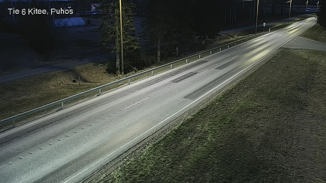 Weather Camera Image Road 6Kitee,  Puhos, Kitee, Pohjois-Karjala