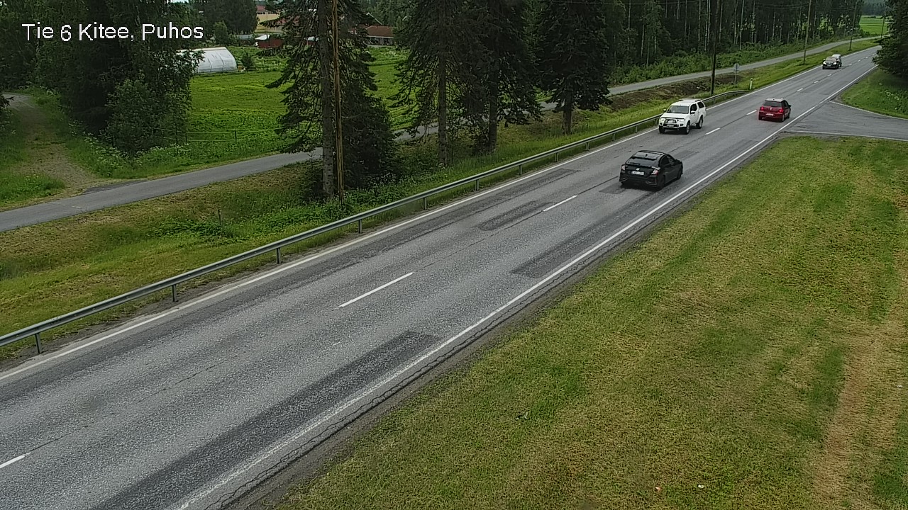 Weather Camera Image Väg 6 Kitee, Puhos, Kitee, Pohjois-Karjala