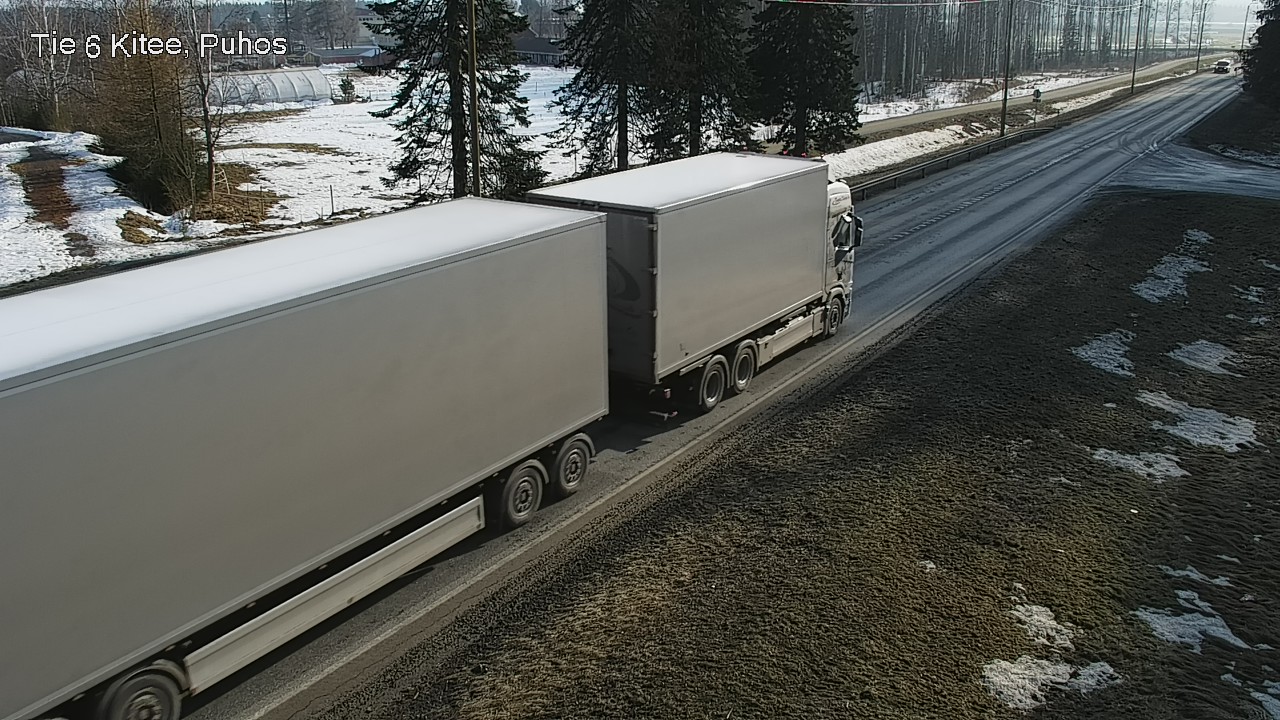 Weather Camera Image Road 6Kitee,  Puhos, Kitee, Pohjois-Karjala