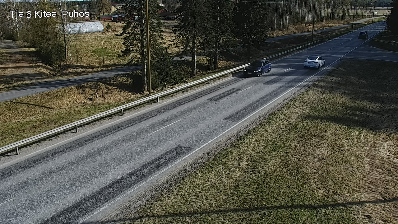 Weather Camera Image Road 6Kitee,  Puhos, Kitee, Pohjois-Karjala