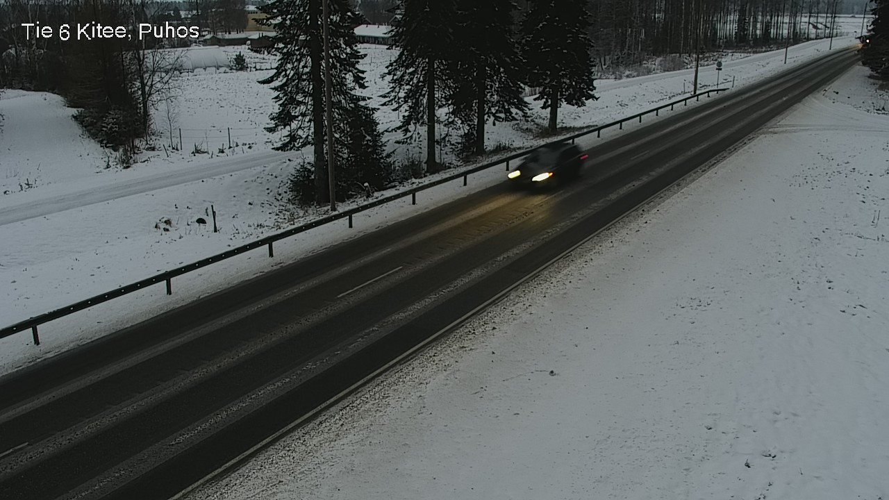 Weather Camera Image Road 6Kitee,  Puhos, Kitee, Pohjois-Karjala