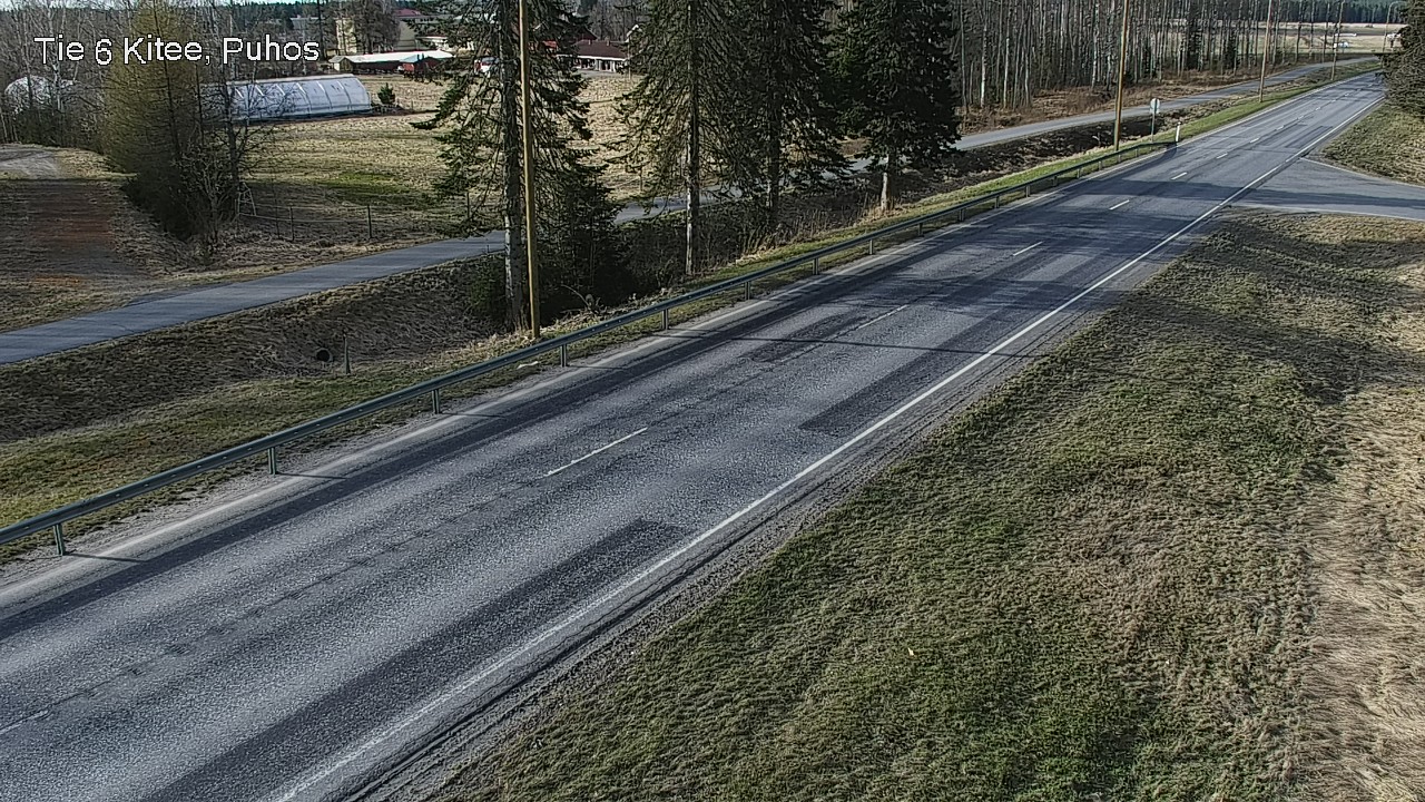 Weather Camera Image Road 6Kitee,  Puhos, Kitee, Pohjois-Karjala