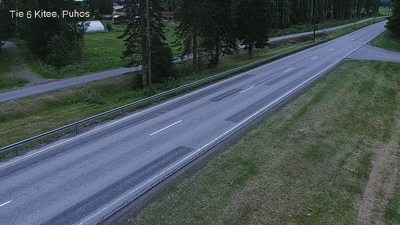 Weather Camera Image Väg 6 Kitee, Puhos, Kitee, Pohjois-Karjala