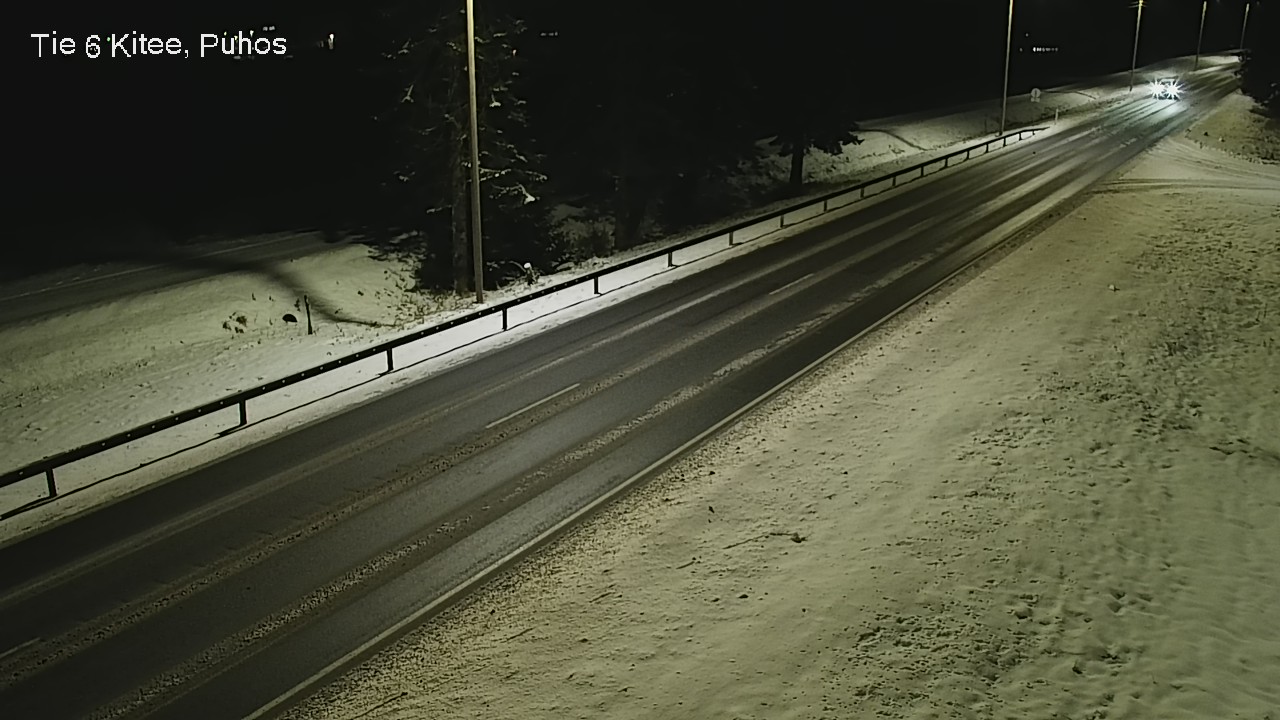 Weather Camera Image Road 6Kitee,  Puhos, Kitee, Pohjois-Karjala