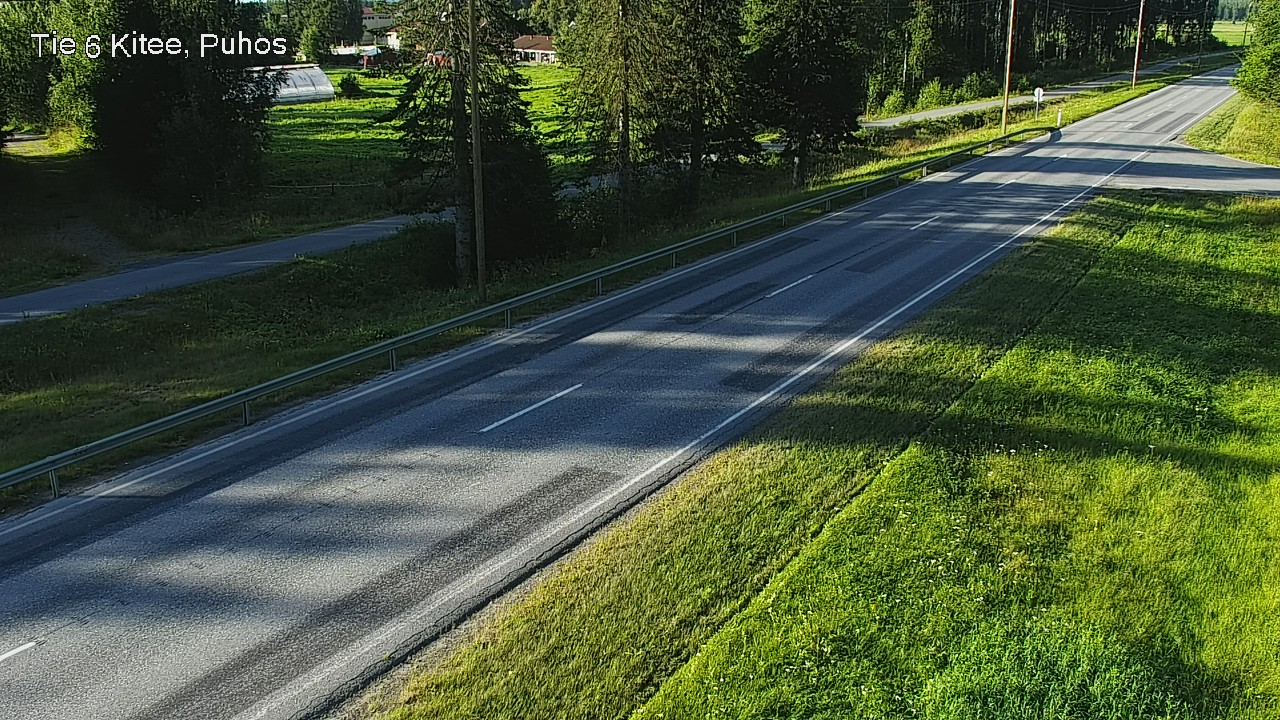 Weather Camera Image Road 6Kitee,  Puhos, Kitee, Pohjois-Karjala