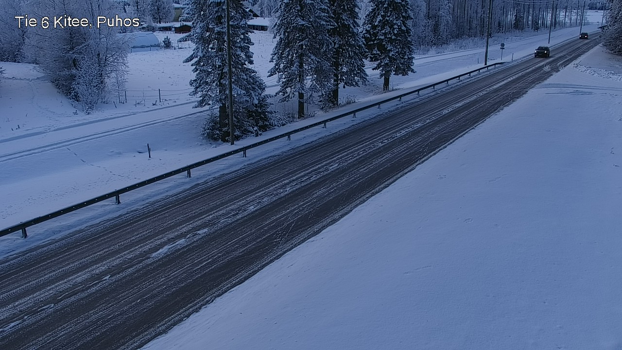 Weather Camera Image Road 6Kitee,  Puhos, Kitee, Pohjois-Karjala