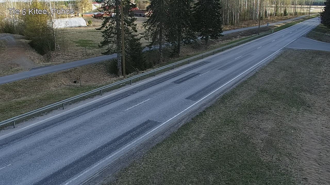 Weather Camera Image Road 6Kitee,  Puhos, Kitee, Pohjois-Karjala