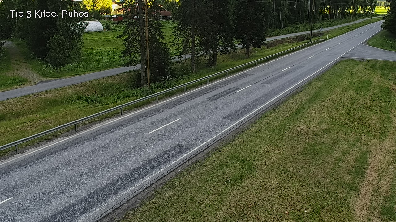 Weather Camera Image Väg 6 Kitee, Puhos, Kitee, Pohjois-Karjala