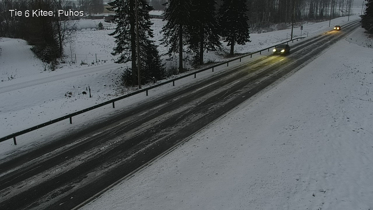 Weather Camera Image Road 6Kitee,  Puhos, Kitee, Pohjois-Karjala