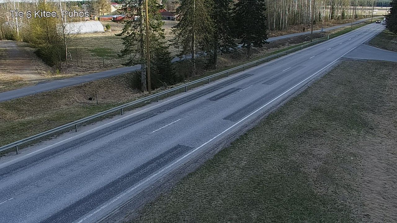Weather Camera Image Road 6Kitee,  Puhos, Kitee, Pohjois-Karjala
