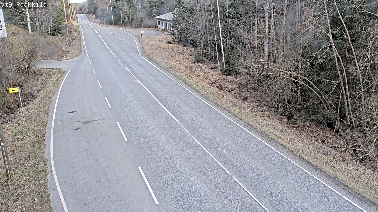 Weather Camera Image Väg 9 Tuusniemi, Paakkila, Tuusniemi, Pohjois-Savo