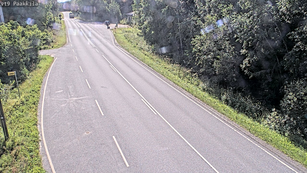 Weather Camera Image Väg 9 Tuusniemi, Paakkila, Tuusniemi, Pohjois-Savo