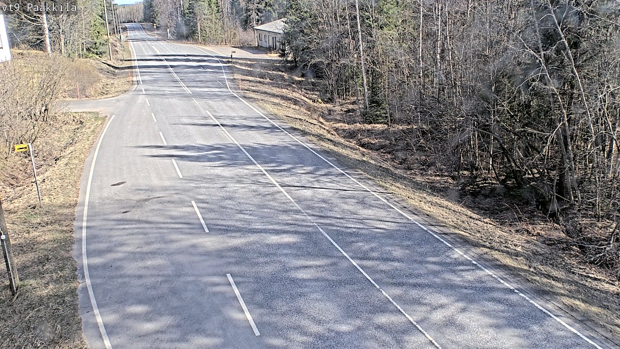 Weather Camera Image Väg 9 Tuusniemi, Paakkila, Tuusniemi, Pohjois-Savo