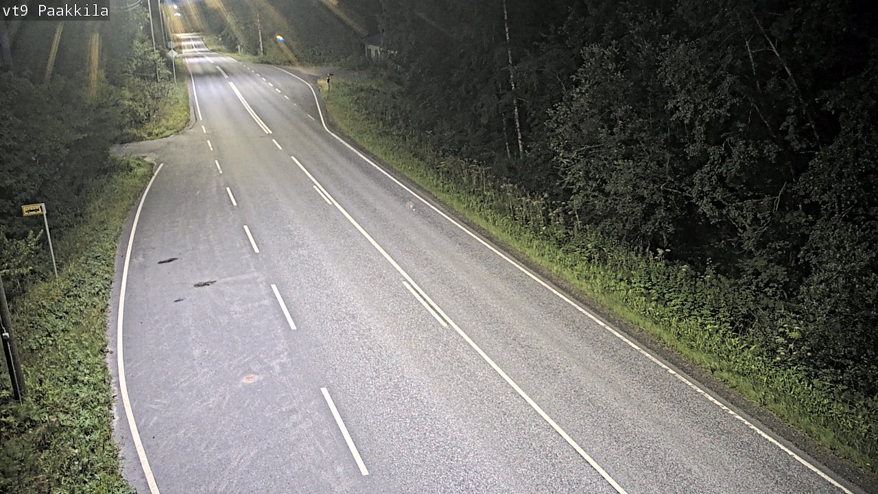 Weather Camera Image Väg 9 Tuusniemi, Paakkila, Tuusniemi, Pohjois-Savo