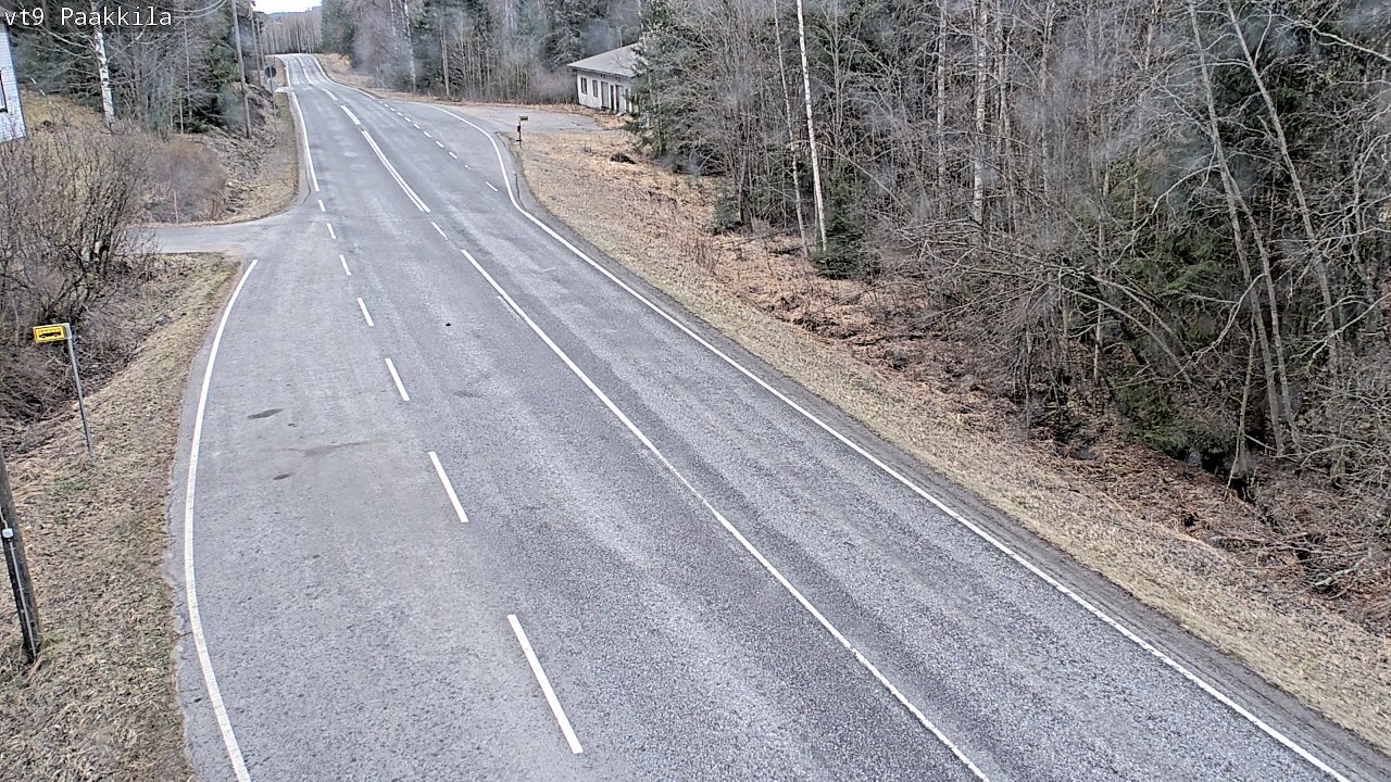Weather Camera Image Väg 9 Tuusniemi, Paakkila, Tuusniemi, Pohjois-Savo