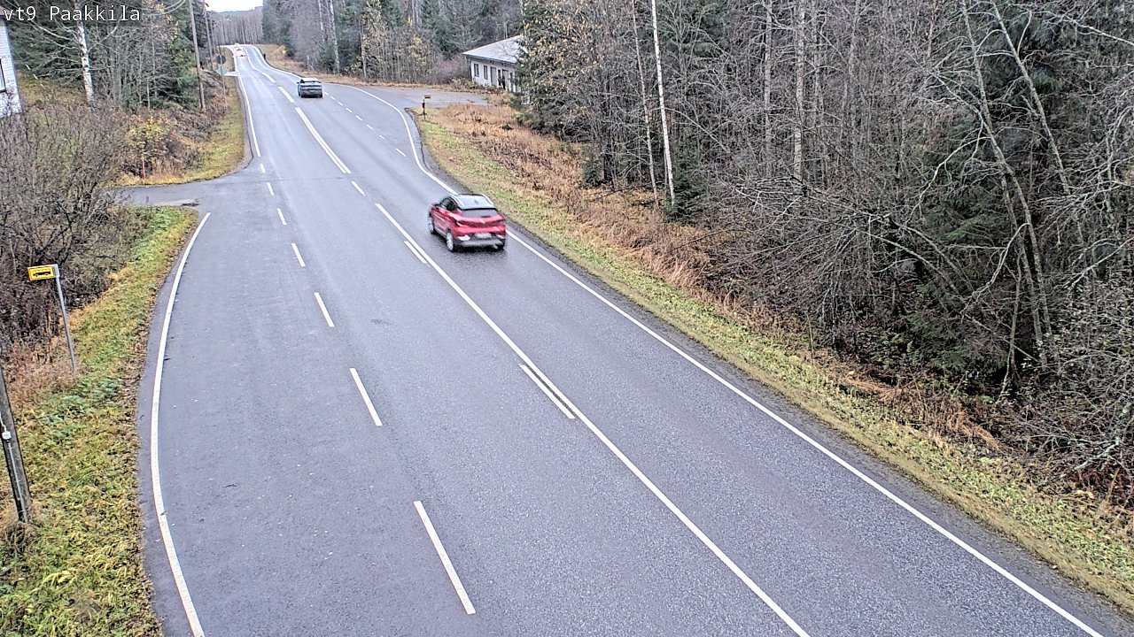 Weather Camera Image Väg 9 Tuusniemi, Paakkila, Tuusniemi, Pohjois-Savo