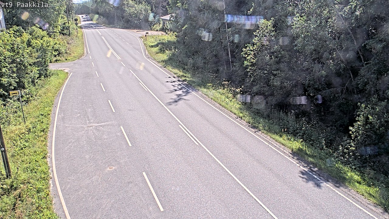 Weather Camera Image Väg 9 Tuusniemi, Paakkila, Tuusniemi, Pohjois-Savo